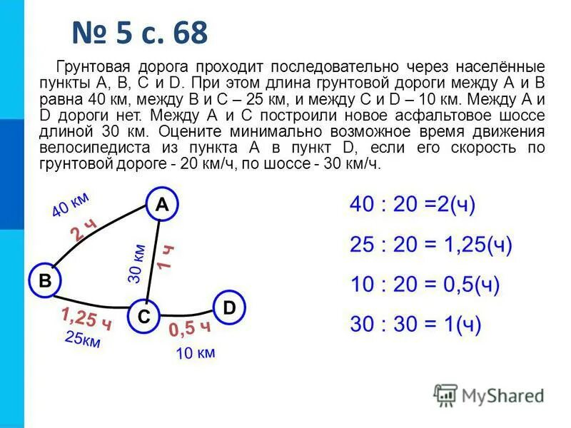 Через населенный пункт