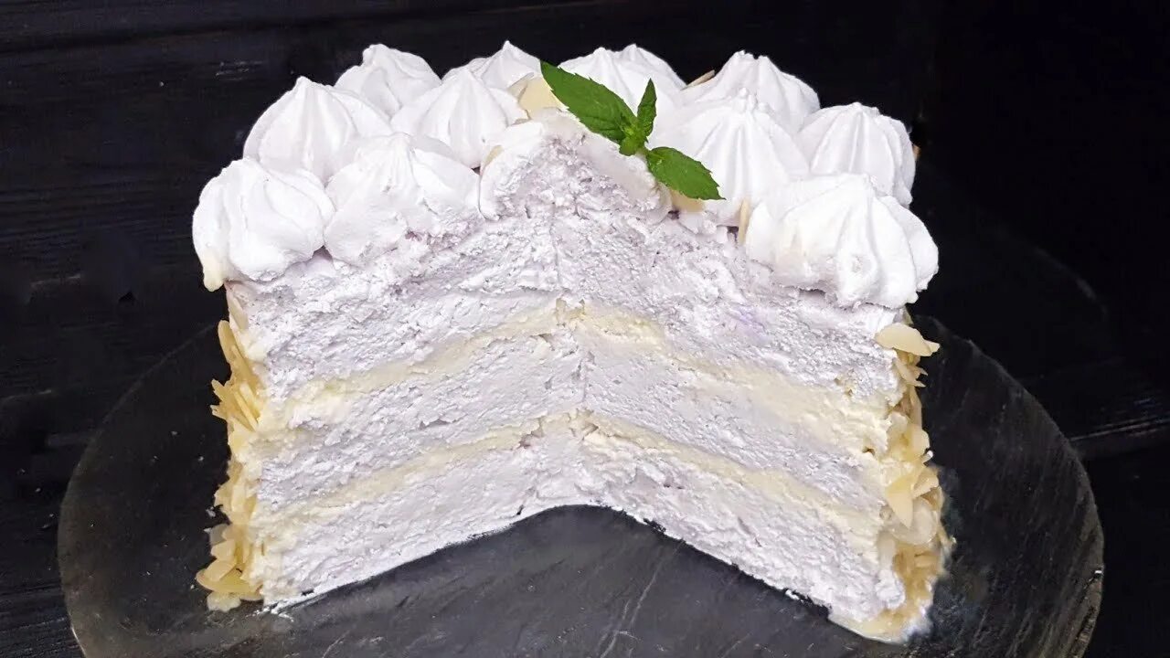 Торт с зефиром