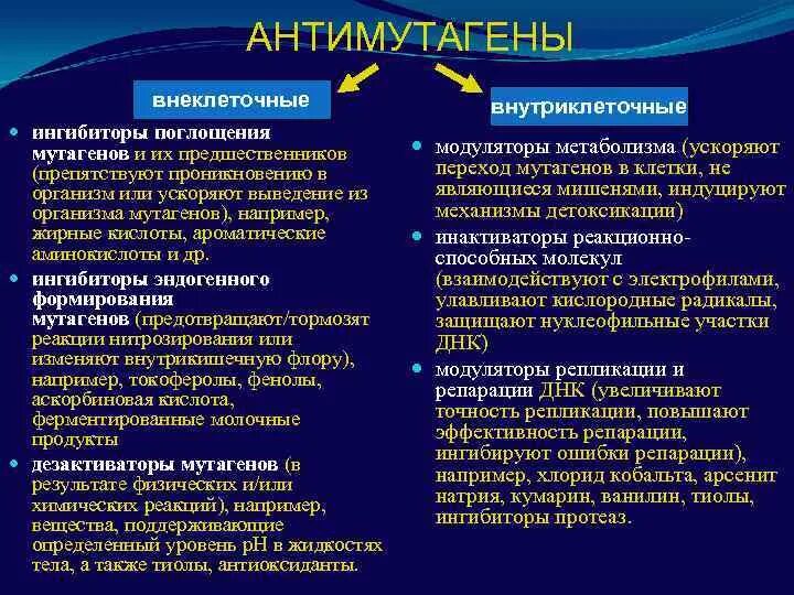 Мутагенные факторы презентация
