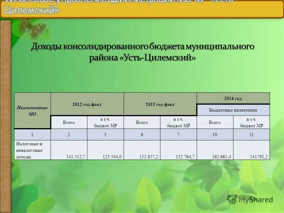 консолидированная выручка
