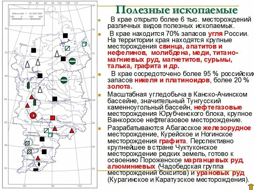 Какие ископаемые в пермском крае. Полезные ископаемые Красноярского края карта. Природные ископаемые Красноярского края карта. Карта Красноярского края полезные ископаемые карта. Карта месторождений полезных ископаемых Красноярского края.