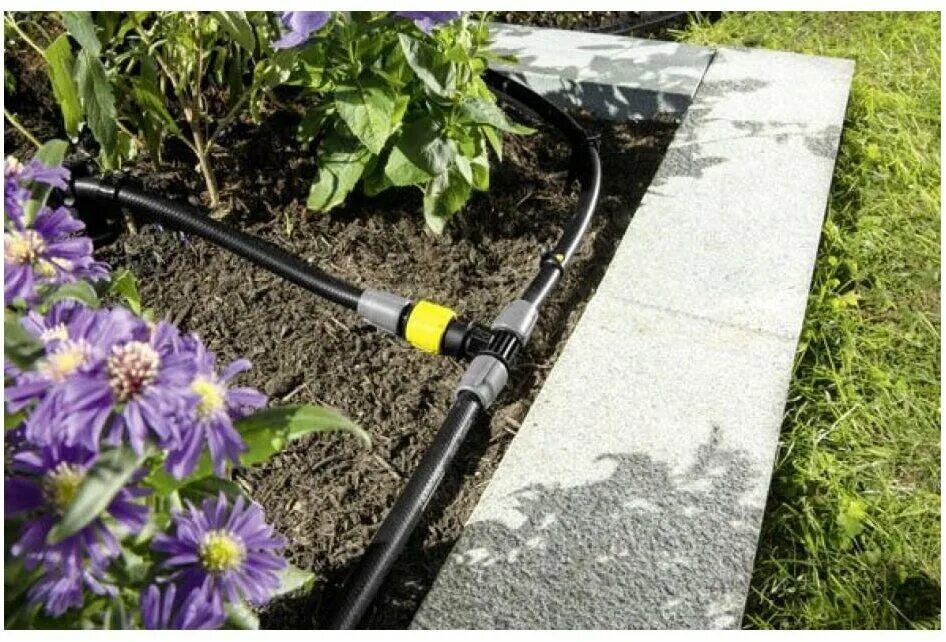 Полив karcher. Karcher 2.645-238. система капельного полива karcher. керхер орошение капельное. капельный полив керхер.