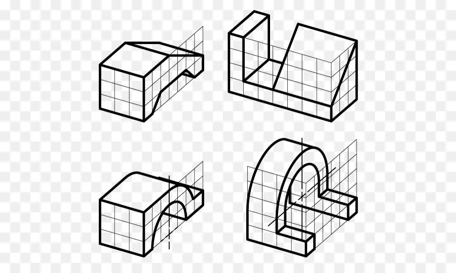 Plan of Construction. Isolated. 3D Illustration Stock Illustration - Illustratio
