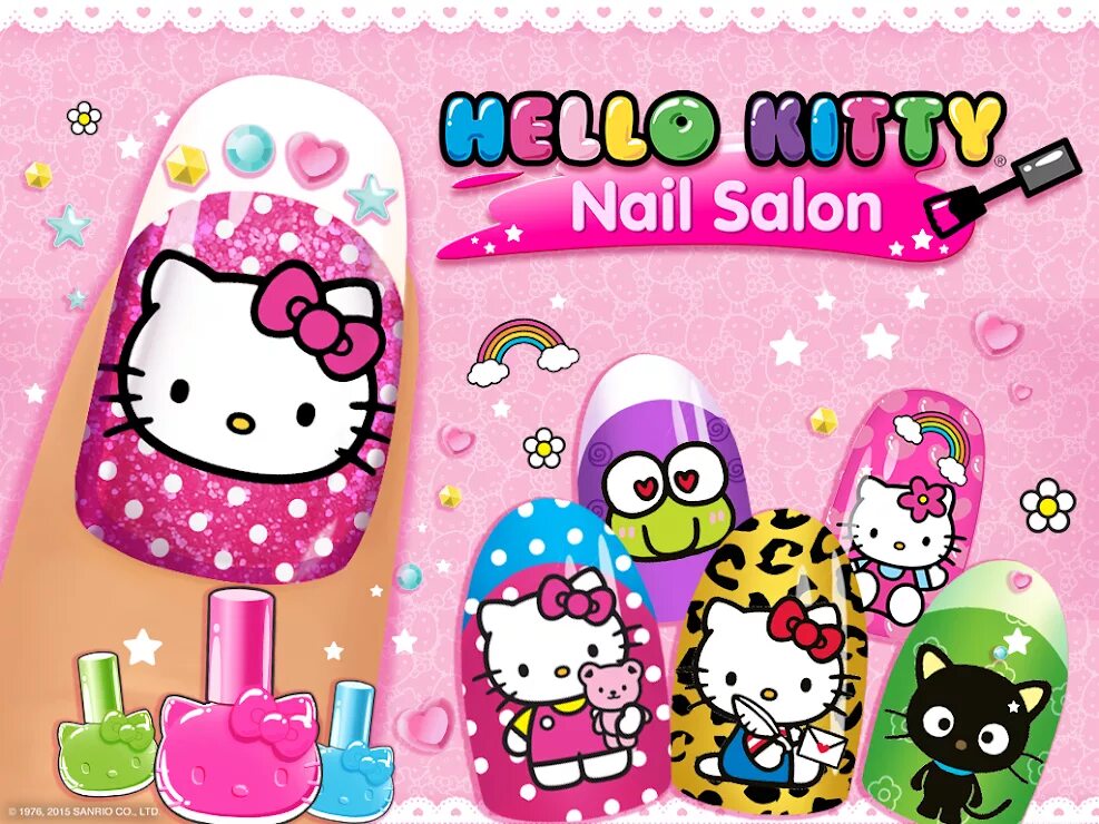 Маникюрный салон hello Kitty игра. Nail Salon Хеллоу Китти. Хелло Китти ногти игра. Игры Хелло Китти для девочек. Хэллоу игра