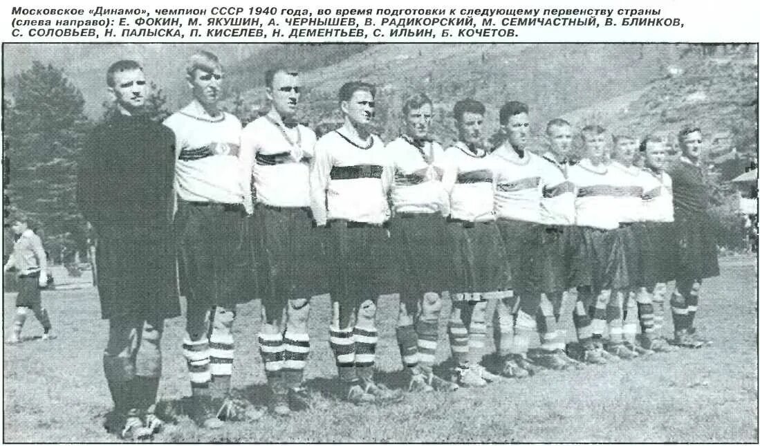 Типичное название футбольного клуба в 1940