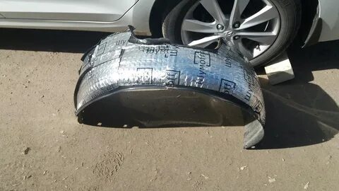 Сделать шумоизоляцию подкрылки