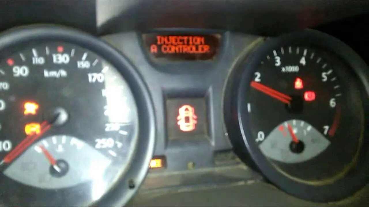Injection ошибка рено. Panne de injection дизельная.