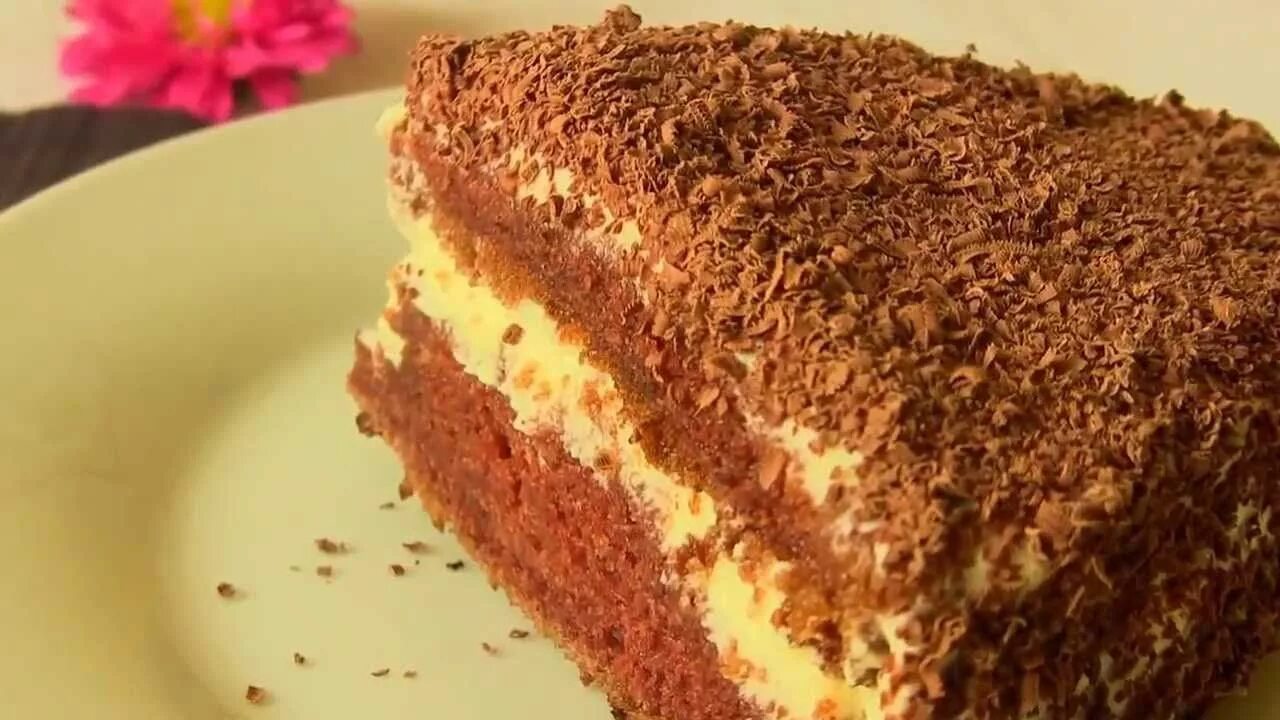 Торт на кефире пошаговый
