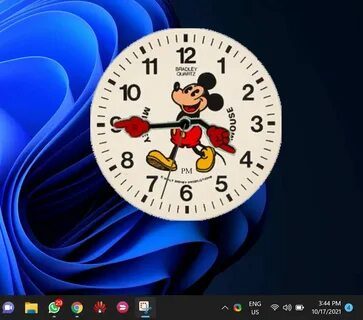 Часы на рабочем столе windows