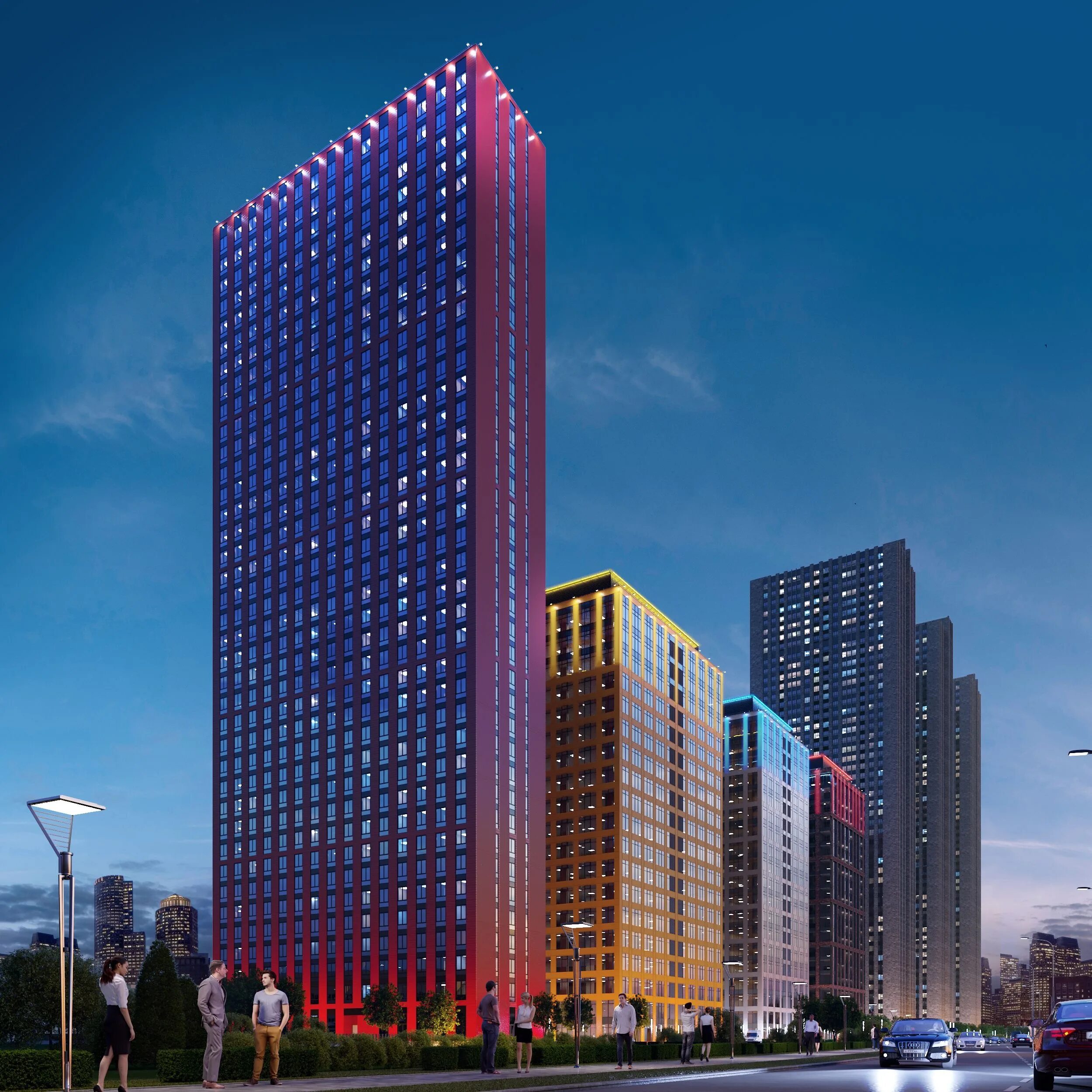 жк триколор москва. дом 38 этажей. северное чертаново жк авеню а1. высотки триколор вднх. улица дыбенко 38к1.