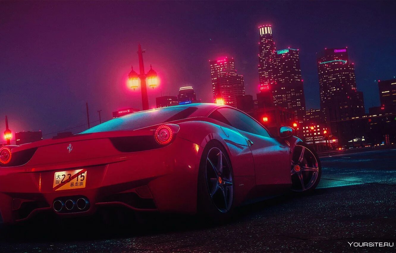 Ночь тачки. NFS 2015 Ferrari. Need for Speed (2015) Ламба. Феррари 458 Италия неон. Need for Speed Ferrari 458.