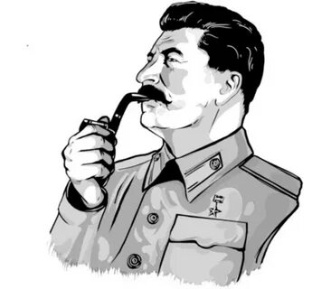 Курящий сталин