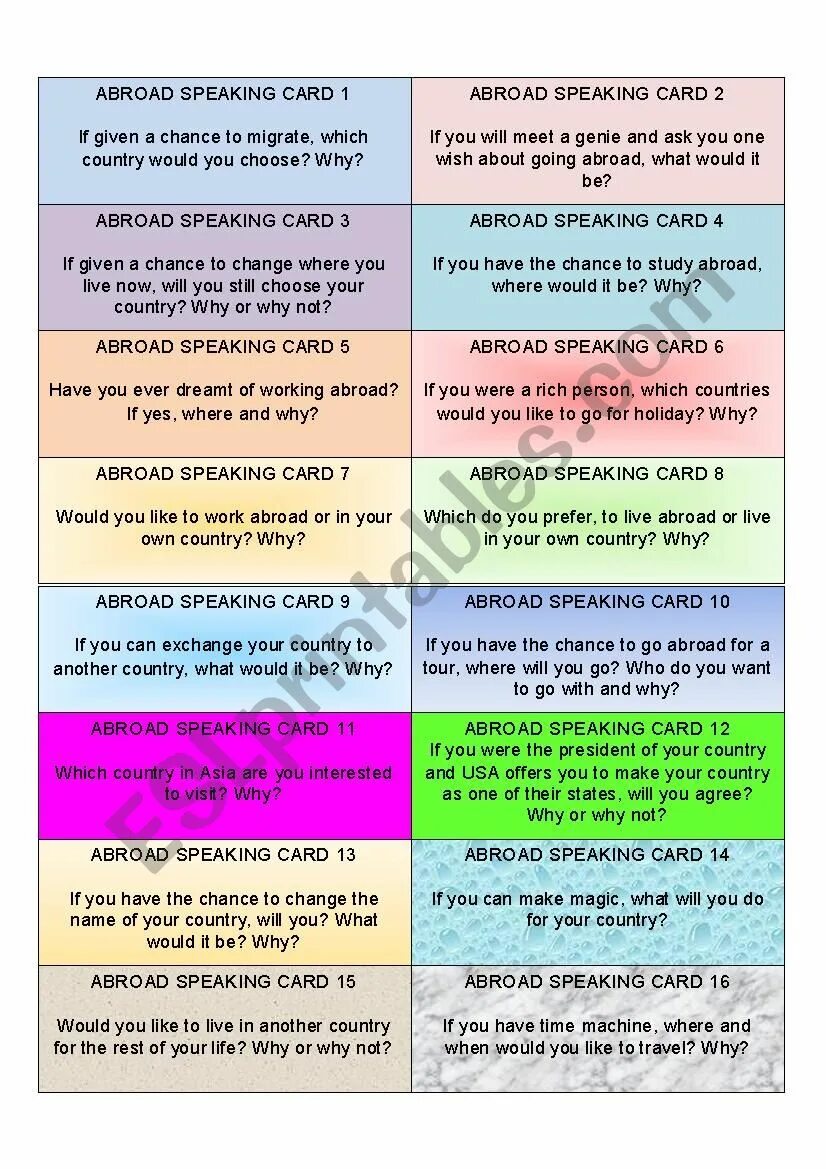 2 conditional speaking. Sport speaking Cards. Conditionals speaking. Speaking Cards studying abroad. Speaking Cards about study.