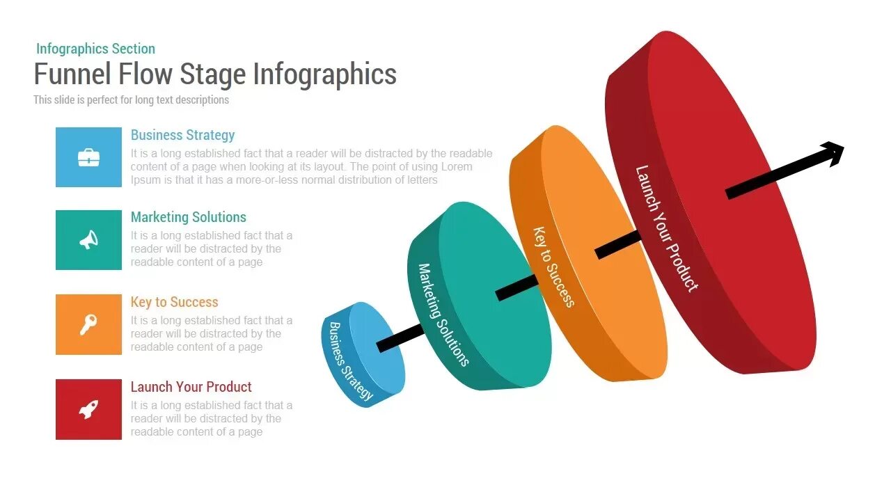 Flow stage. Фанел флоу. воронка инфографика. infographics stages. stage 1 infographics.
