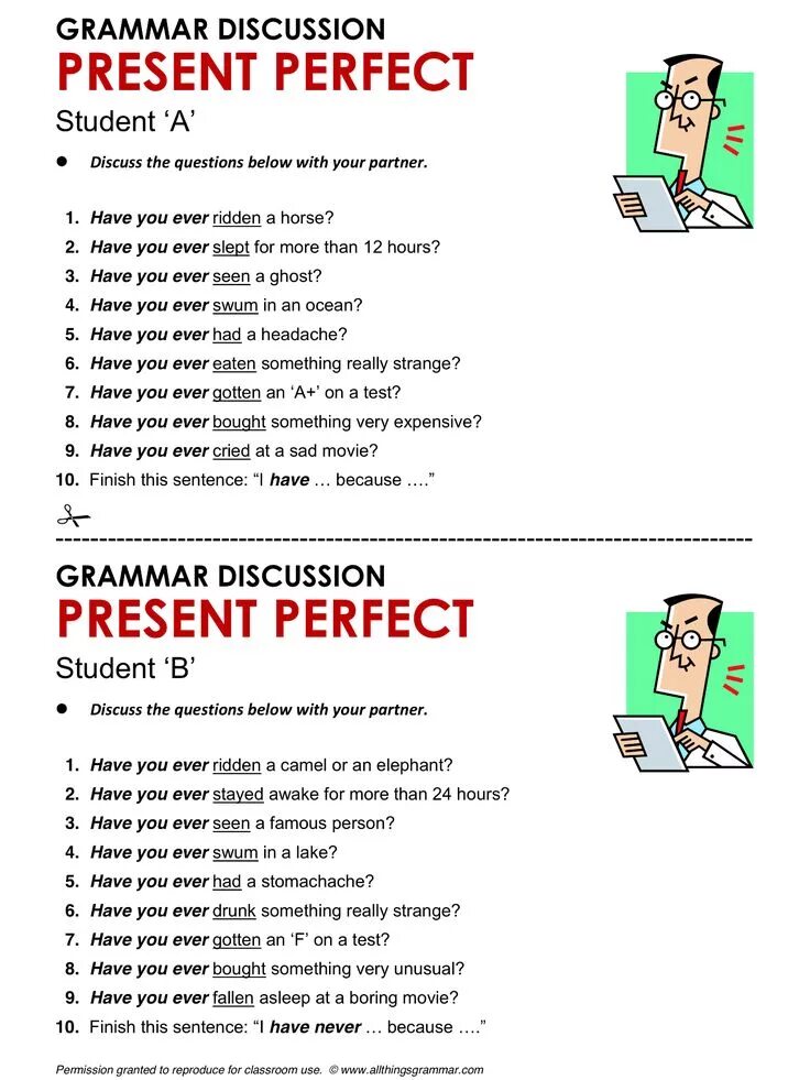 Have you ever been. Present perfect Grammar discussion. Grammar Worksheet present perfect. Present perfect вопросы Worksheet. Present perfect discussion questions.