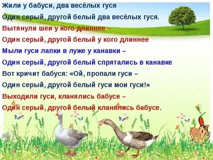 Песня про гусей