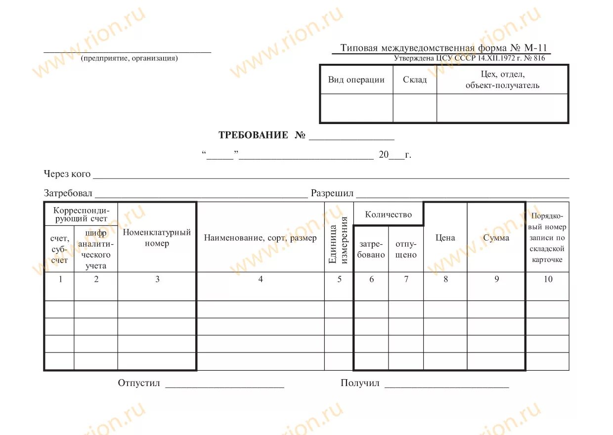 Образец бланк требование. Требование-накладная форма. М-11 требование-накладная. Форма по ОКУД 0315006 требование-накладная. Бланк требования на отпуск материалов.