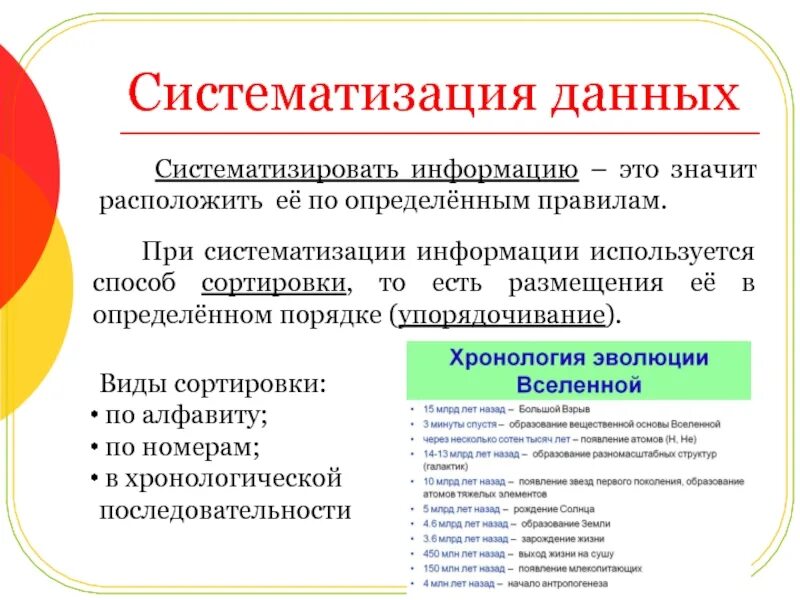 Систематизация данных. Способы систематизации информации. Обработка информации систематизация. Виды систематизации информации. Результатом систематизации являются