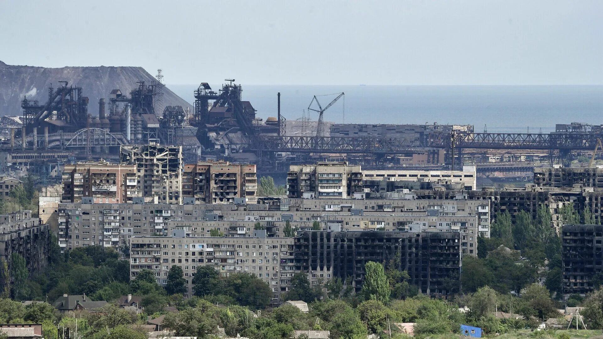 Russia opens humanitarian corridor for civilians from Mariupol’s Azovstal plant 