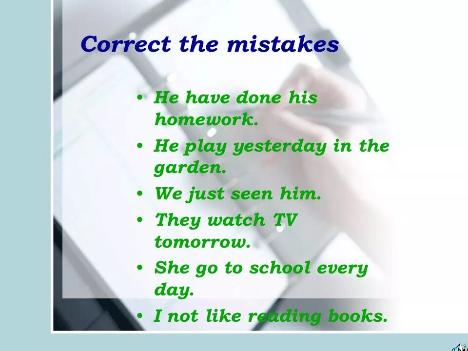 Present perfect correct mistakes. Present perfect find mistakes. Past Continuous correct the mistakes. Present Continuous correct the mistakes.