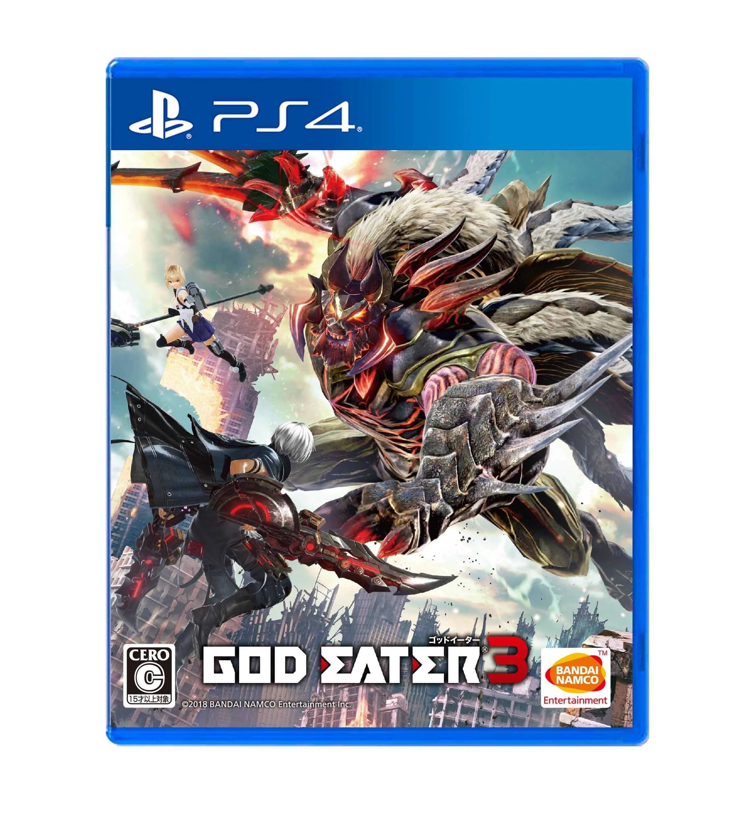 God Eater 3 пс4. God Eater 3 PLAYSTATION 4. Bandai Namco игры. God Eater 3 обложка.