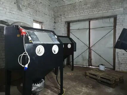 Автоматическая пескоструйная камера