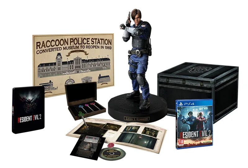 Резидент ивел 4 коллекционное издание. Коллекционное издание Resident Evil 4 фигурка. Resident Evil 2 Collectors Edition. Издание Resident Evil 2 фигурка.