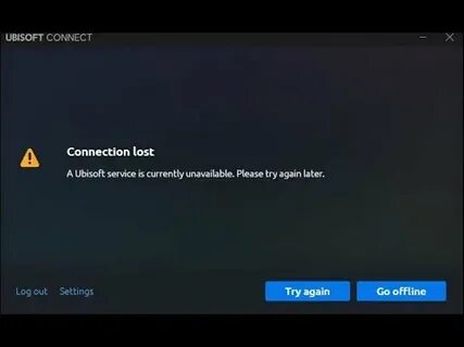 Ошибка загрузки ubisoft connect