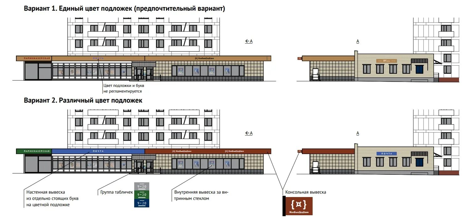 Концепция вывесок. Концепция размещения вывесок. Концепция размещения рекламных конструкций. Концепция рекламных вывесок здания. Размещение рекламной конструкции на фасаде.