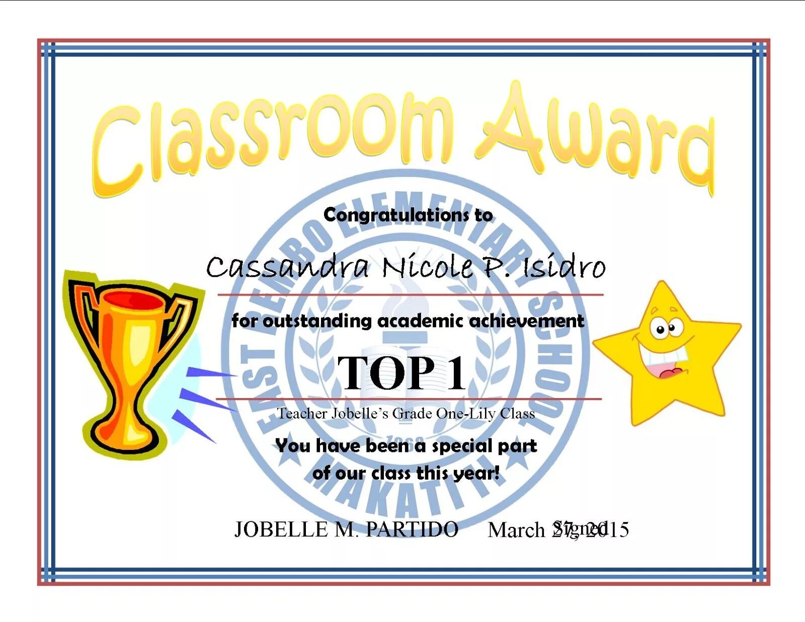 Certificate subject name