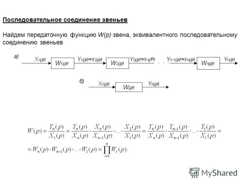 Параллельное соединение звеньев передаточная функция. Передаточная функция последовательно соединенных звеньев. Передаточная функция при последовательном соединении звеньев. Передаточная функция последовательно соединенных звеньев. Передаточная функция параллельно соединенных звеньев.