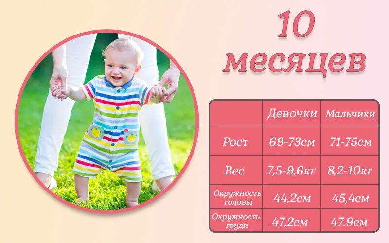 Слова в 10 месяцев