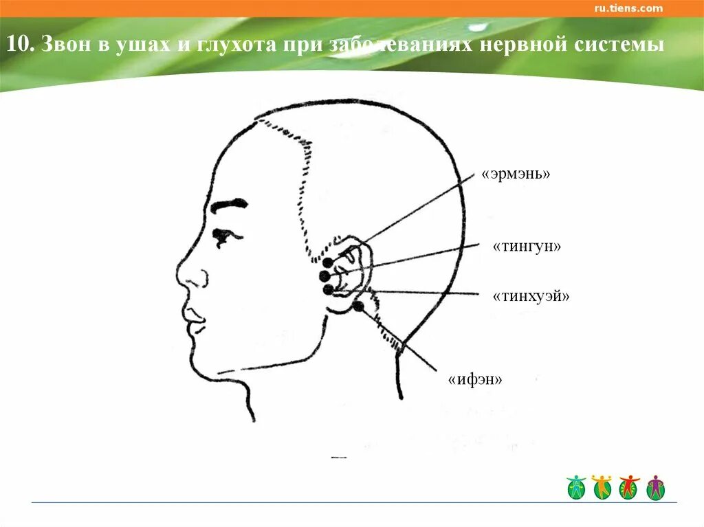 Точки шум в ушах