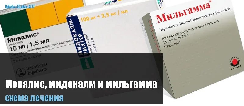 Мелоксикам и мидокалм вместе можно. Мовалис+мидокалм+Мильгамма. Мильгамма мовалис и мидокалм схема уколов. Мовалис мидокалм и Мильгамма схема. Мовалис и мидокалм схема уколов.