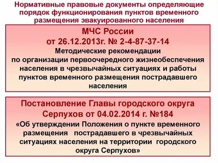 О временном размещении