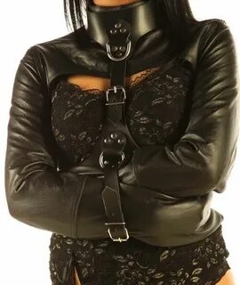 ✔ Women Bolero Straitjacket Leather Gear Women Straight Jack