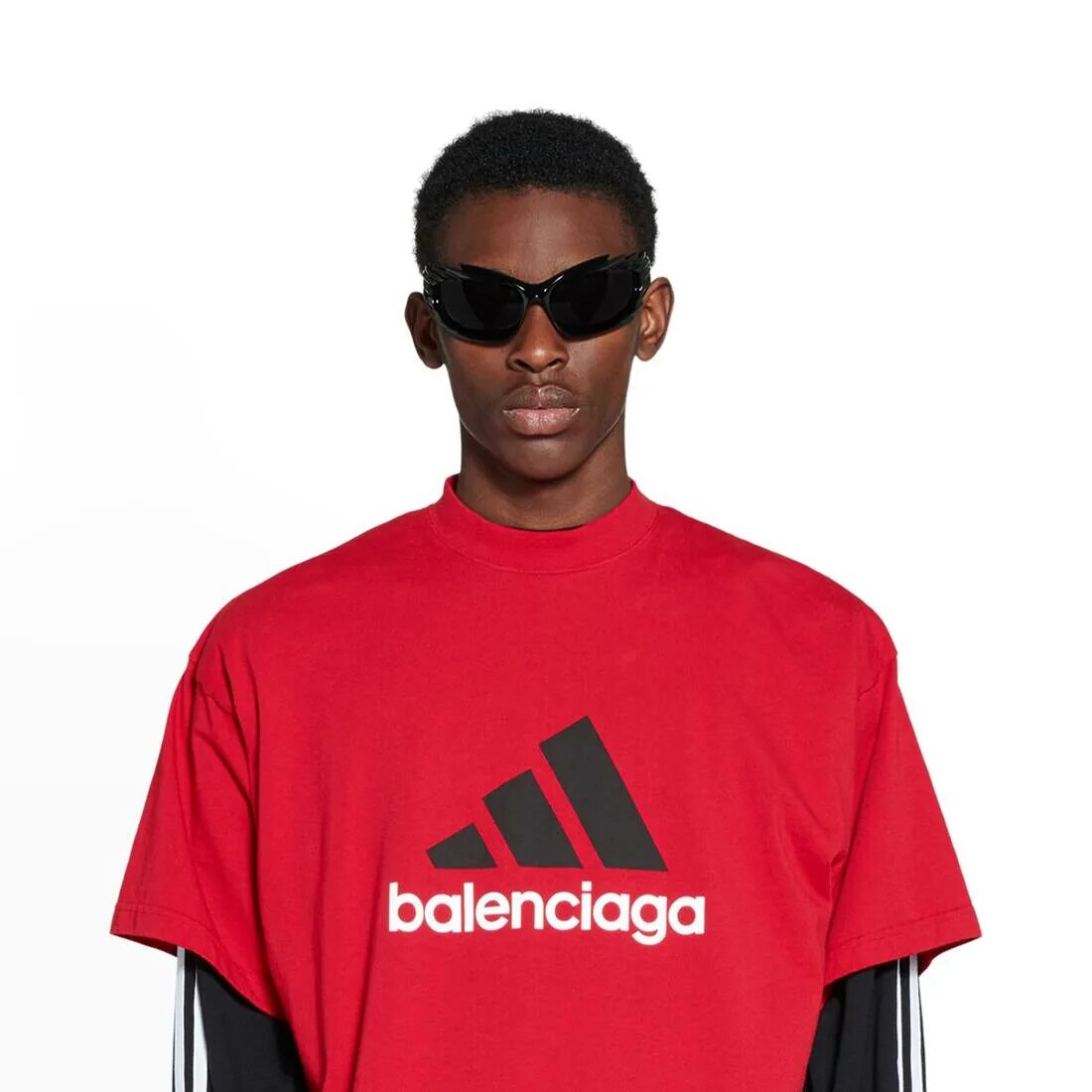 Штаны адидас баленсиага. Adidas Balenciaga Tshirt. Balenciaga adidas Tee. Balenciaga x adidas t Shirt. Balenciaga adidas футболка.