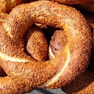 Турецкие симиты с кунжутом