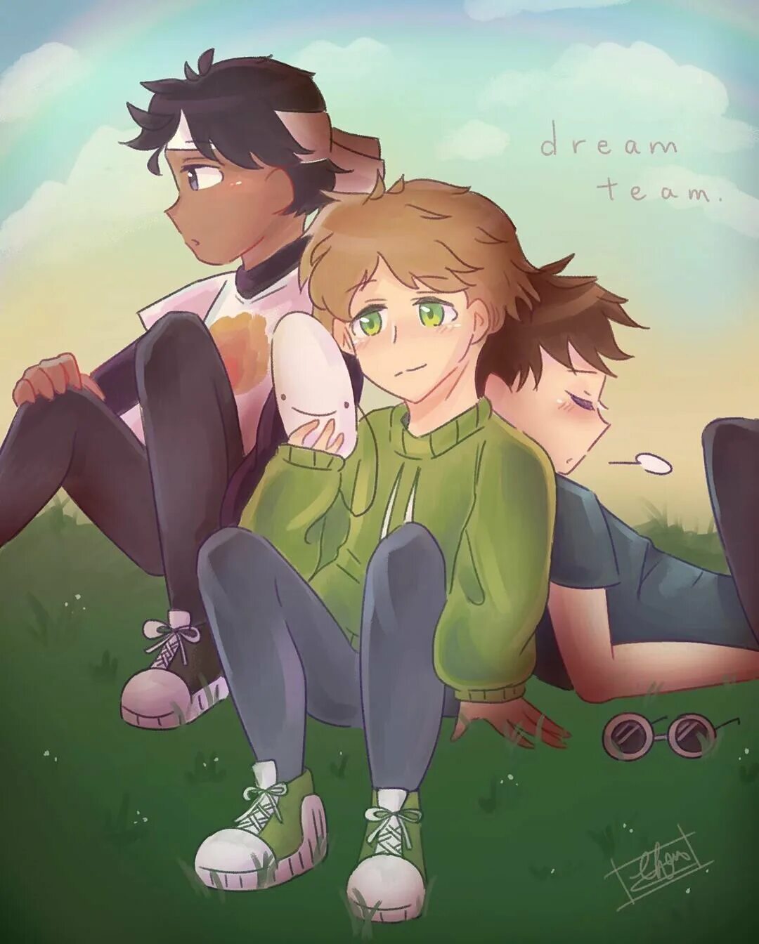 Дрим и сапнап арты. Фф дрим сапнап. Dream smp джордж и дрим арты. Дрим и джордж яой арты. Sapnap x dream шип.