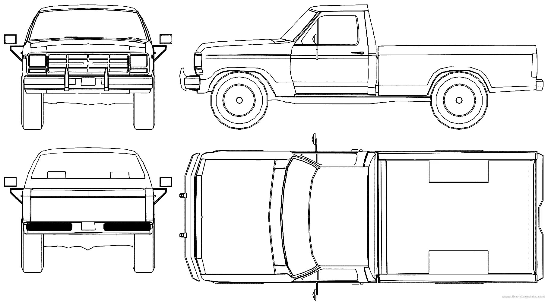 Пикап план. Ford f150 Blueprints. Ford f100 Blueprint. Ford f 100 чертежи. Форд f 150 1980 чертеж.