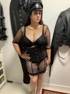 Gotta love fishnets and dangerous curves 