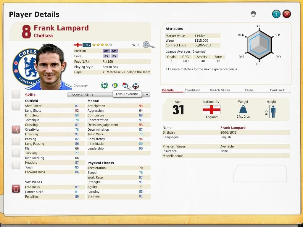 Player details. ФИФА менеджер 10. Номера игроков для FIFA Manager. ФИФА менеджер Тип футболиста. Статистика игрока по футболу.