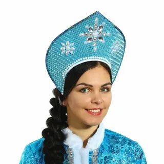 Кокошник с косами