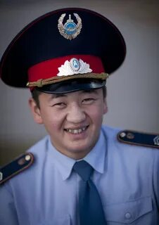 Казахские полицейские