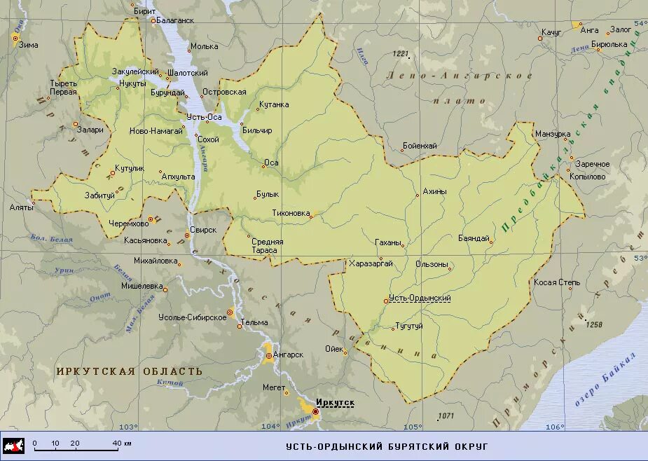 Усть ордынский округ иркутская область. Усть-Ордынский Бурятский автономный округ на карте. Иркутская область Усть-Ордынский Бурятский округ. Усть-Ордынский Бурятский округ карта. Карта Усть-Ордынский округ.