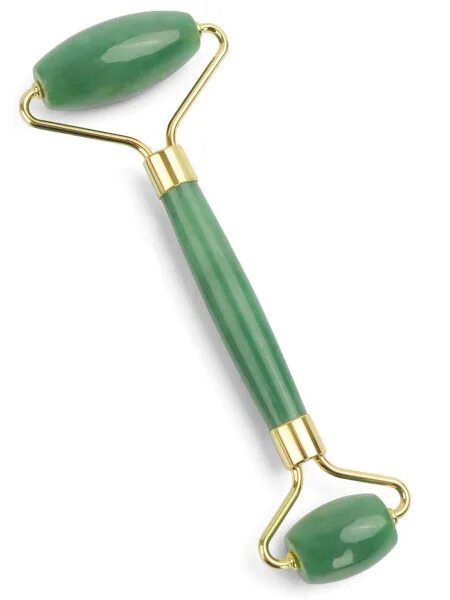 Как выглядит роллер для лица Natural Crystal Jade Roller Facial Thin Massager Box Skin Slim Pink Stone Guasha