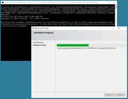 Setup prompt