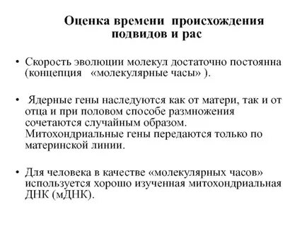 Происхождение времени кратко