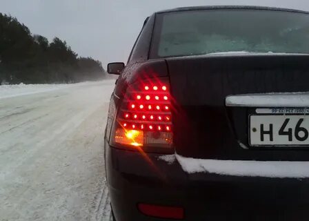 Приора седан задние фонари