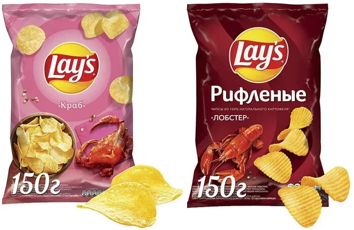 Вкусы рифленых чипсов